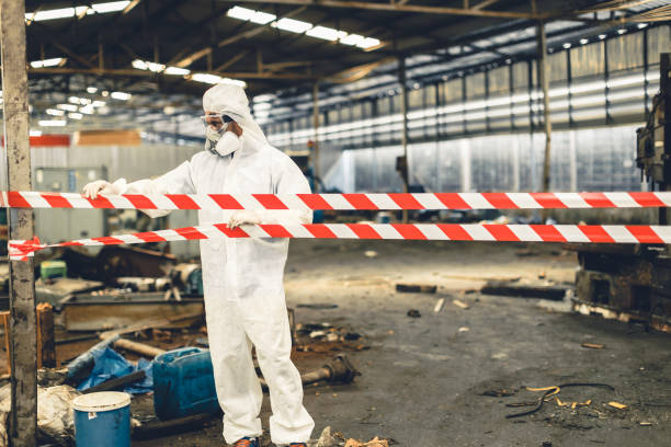 Professional Drug Lab Cleanup technician working in Benicia, CA